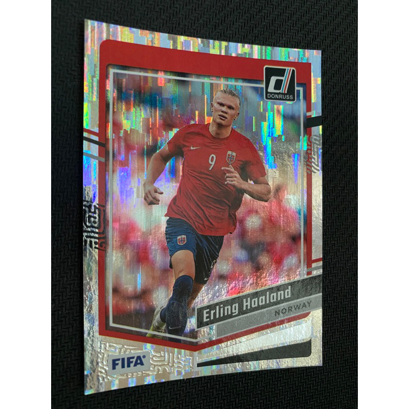 Panini Soccer Card 2023 Donruss FIFA Erling Haaland นอร์เวย์ 41 สีเงิน