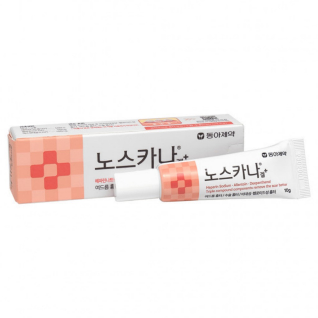 DONG-A Noscarna Gel 10g ดอง-อา นอสการ์น่า เจล 10ก รอยแผลเป็นจากสิว, รอยแผลเป็นจากคีลอยด์ Hypertrophic, การดูแลรอยแผลเป็นจากการผ่าตัด / จากกรุงโซล ประเทศเกาหลี