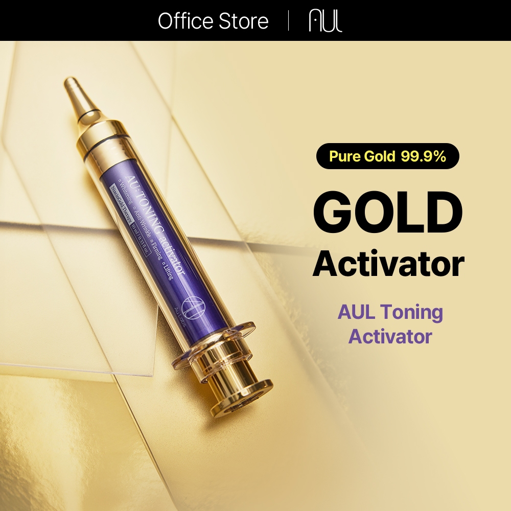 Aul Gold Activator – 99.9% Pure Gold Toning & Firming Serum
