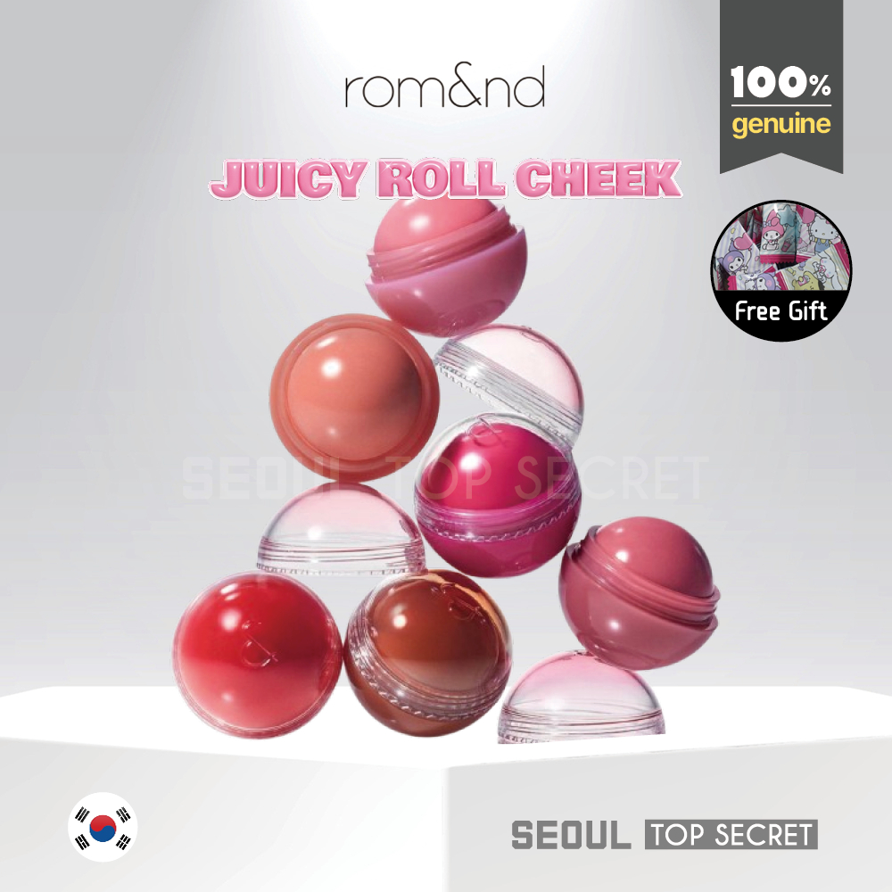 [rom&nd] (2025 New) The Juicy Roll Cheek 6 สี