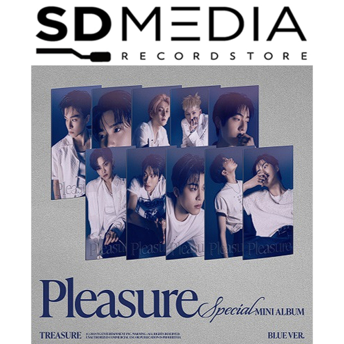 TREASURE - (BLUE VER) TREASURE SPECIAL MINI ALBUM PLEASURE