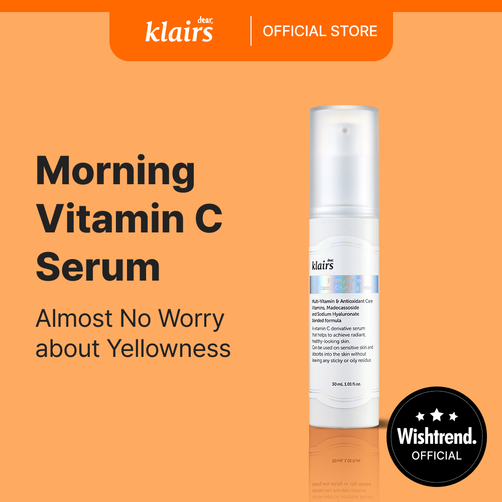 [Klairs] Freshly Juiced Vitamin Charging Serum แฟรชลี่ จูสด วิตามิน ชาร์จจิ้ง เซรั่ม 30ml