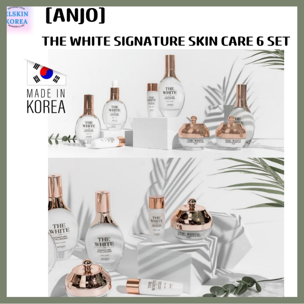 [ANJO ]THE White SIGNATURE SKIN CARE 6 SET ไวท ์ SIGNATURE SKIN เกาหลี