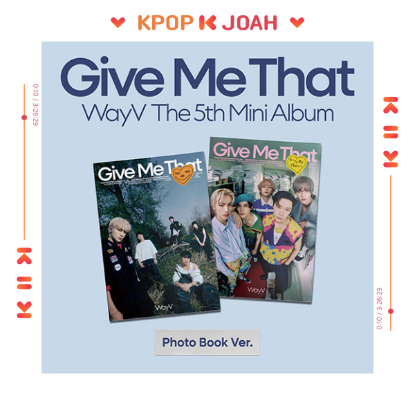 (Photobook Ver.) WayV [GIVE ME THAT] 5th MINI ALBUM (3rd June.2024)