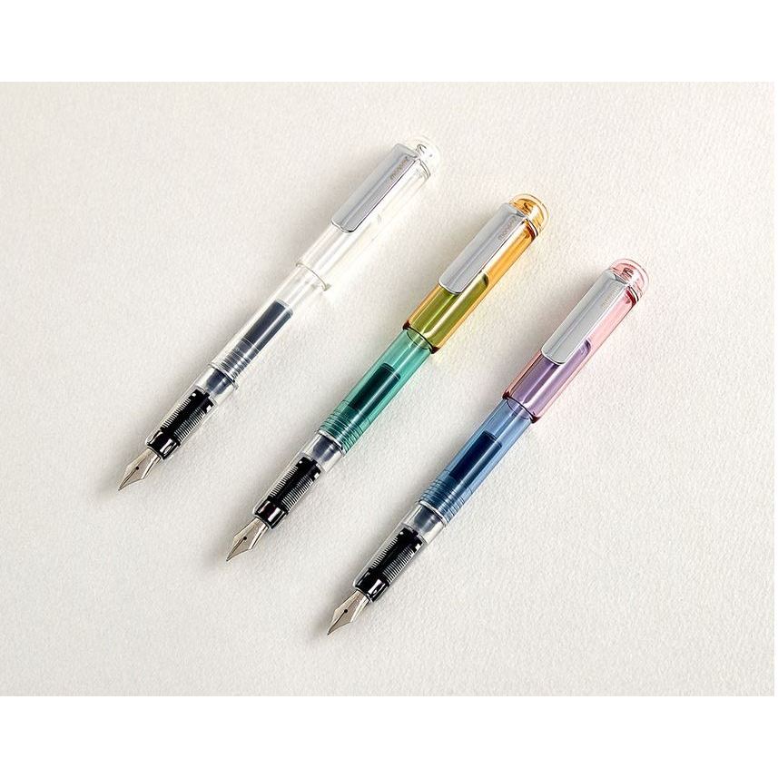[ Made In Korea ] MONAMI REIN Fountain Pen Transparent Clear Body EF ( ปรับพิเศษ )