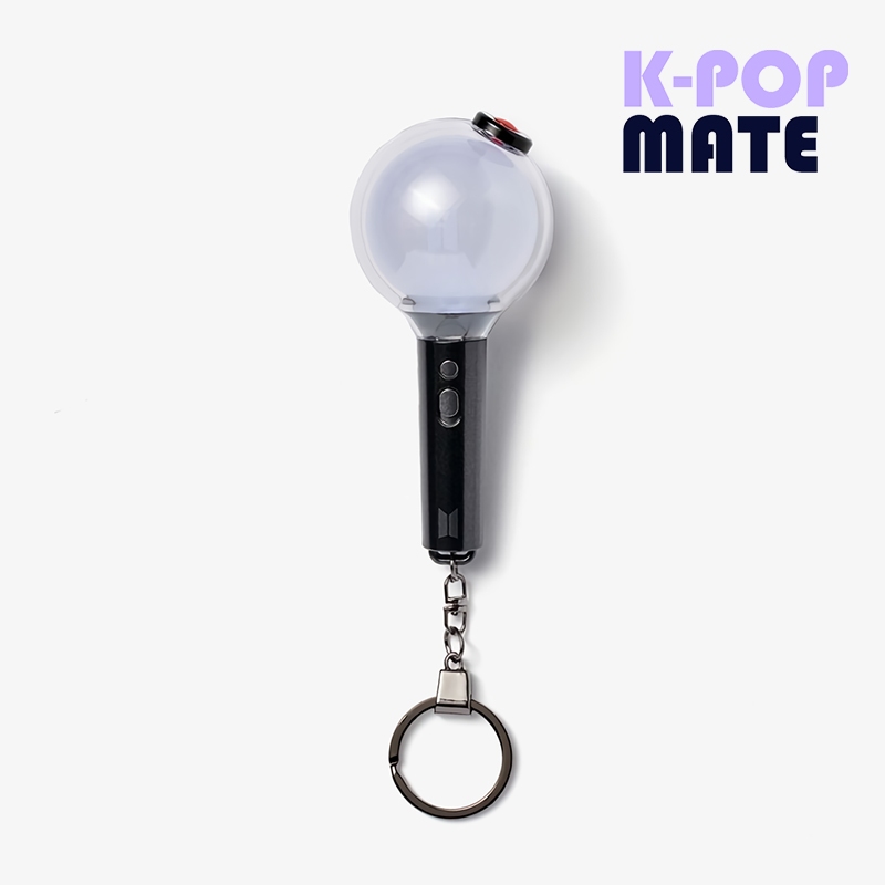 [HYBE Entertainment OFFICIAL] คีย์บอร์ด BTS OFFICIAL LIGHTSTICK KEYRING / BTS LIGHT STICK