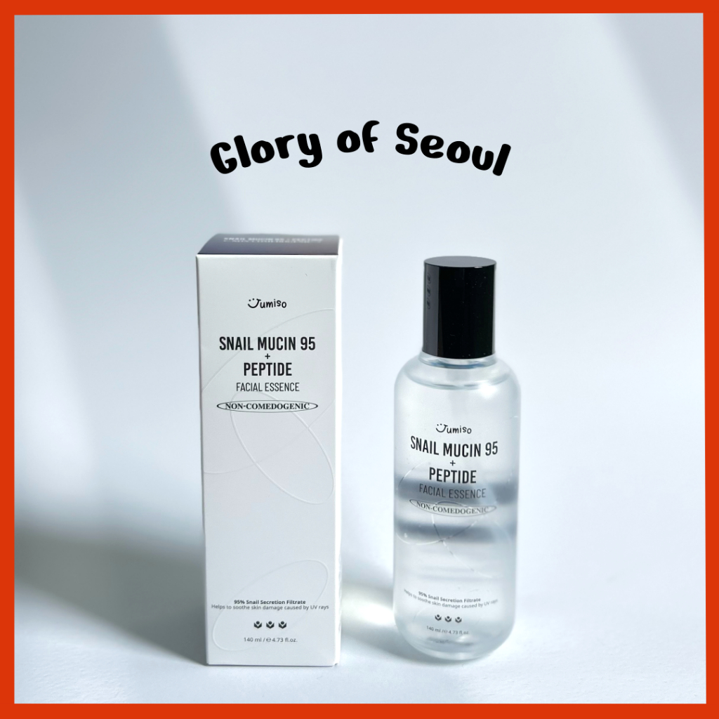 [Jumiso] Snail Mucin 95% + Peptide Essence เอสเซนส์ 4.73 fl.oz / 140 มล. | เซรั่มหอยทาก ให้ความชุ่มชื้น ดูแลผิวหน้า สไตล์เกาหลี