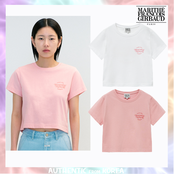 Marithe Francois Girbaud สําหรับผู้หญิง W AEROCOOL MELLOW CROP TEE 2 สี