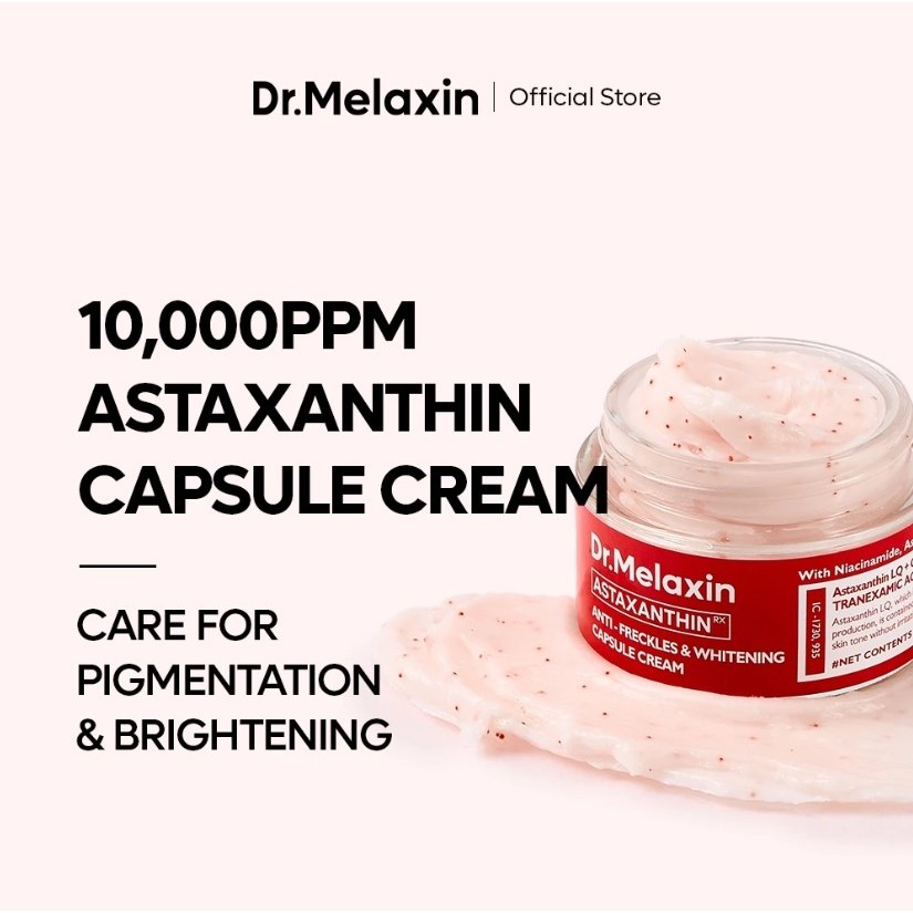 [Dr.Melaxin Official] Astaxanthin Capsule Cream 50ml / Brightening & Pigmentation Care