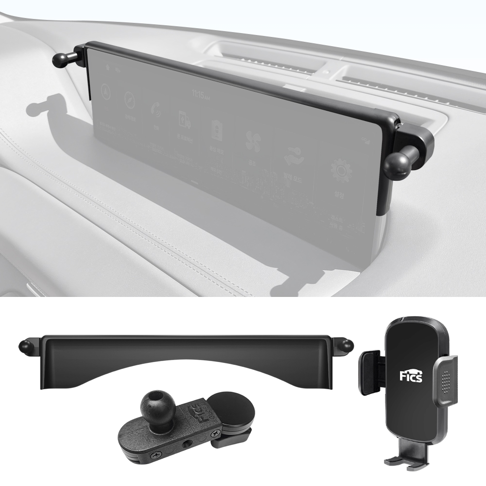 FICS ที่วางโทรศัพท์ในรถยนต์สําหรับ Genesis GV80 2021–2025 – แท่นยึดพอดีกำหนดเอง จอไร้รอยต่อสมบูรณ์