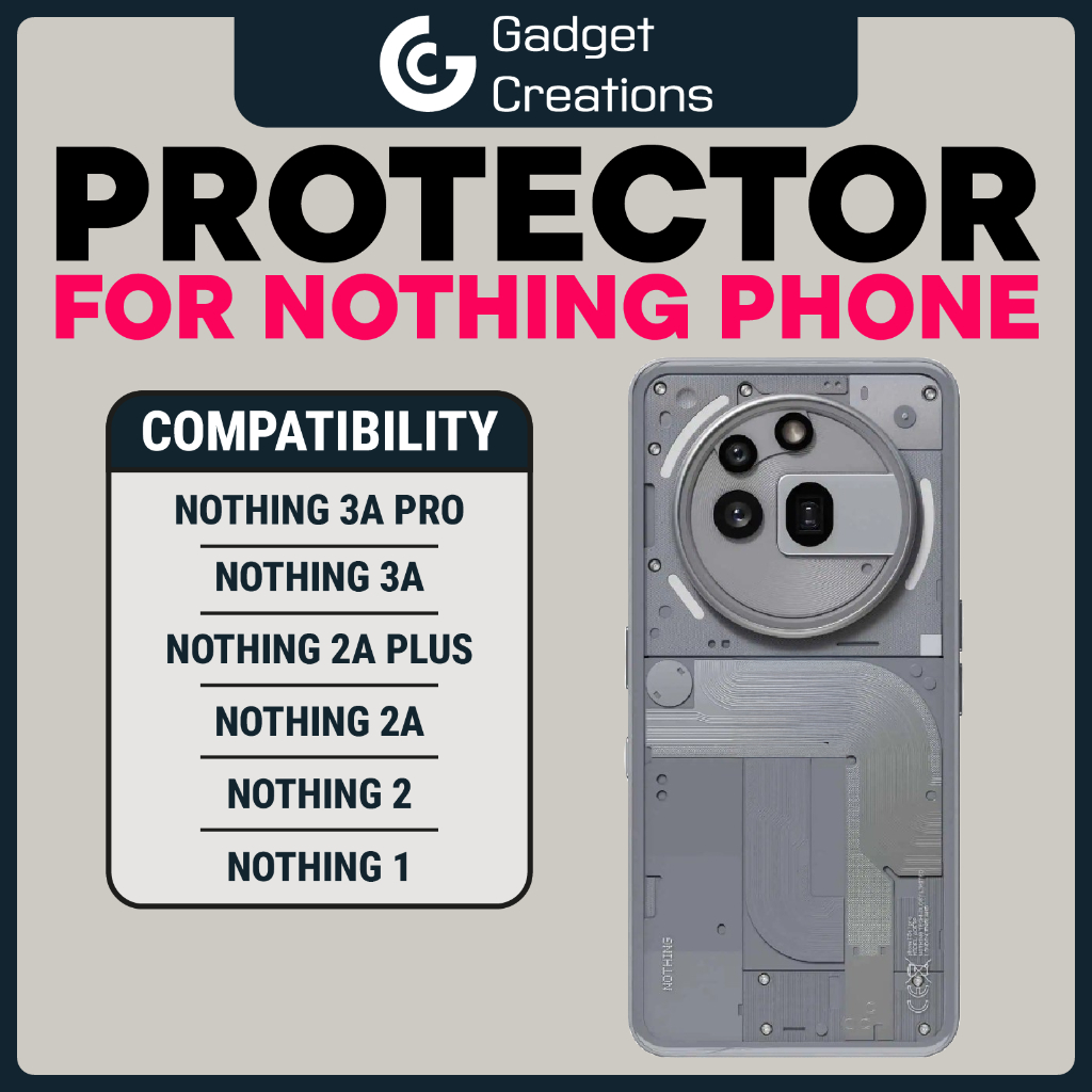 GadgetCreations Nothing 3a Pro ปกป้องหน้าจอโทรศัพท์ 2a Plus Hydrogel