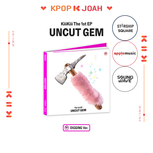 [POB] (DIGGING ver.) KiiiKiii [UNCUT GEM] 1st Mini Album (25th Mar.2025)