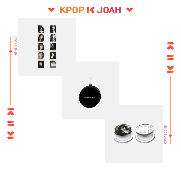 (STAMP MASKING TAPE / MINI POUCH KEYRING / MAGSAFE SMART TOK) TAEYEON [LETTER TO MYSELF] OFFICIAL MD