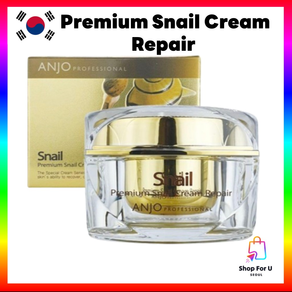 [Anjo] (พร้อมสต็อก) Premium Snail Cream Repair 50ml