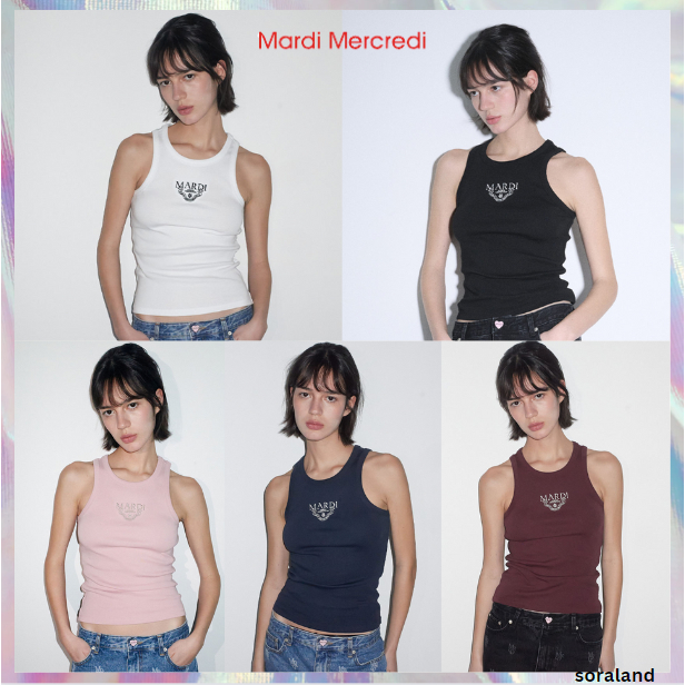 [ Mardi MERCREDI ] เสื ้ อกล ้ ามผู ้ หญิง RACER ALUMNI CLSIQUE 6 สี