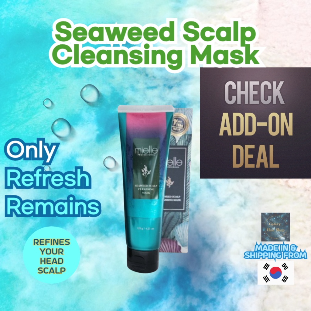 Seaweed Scalp Cleansing Hair Treatment 120g [mielle]