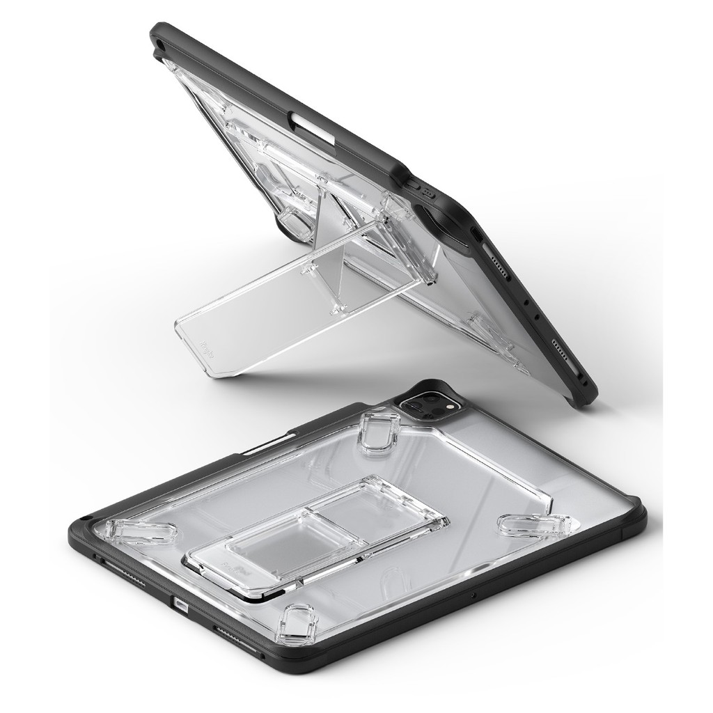 Ringke Fusion Sketch Stand สําหรับ iPad Pro 11" เคสป้องกันแบบแข็งแบบใสพร้อมที่วางปากกาและขาตั้ง