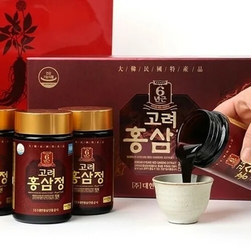 เกาหลี 6 ปี Root Red Ginseng Extract Royal Gold 250ml x2EA ( 17.6 oz ) Saponin