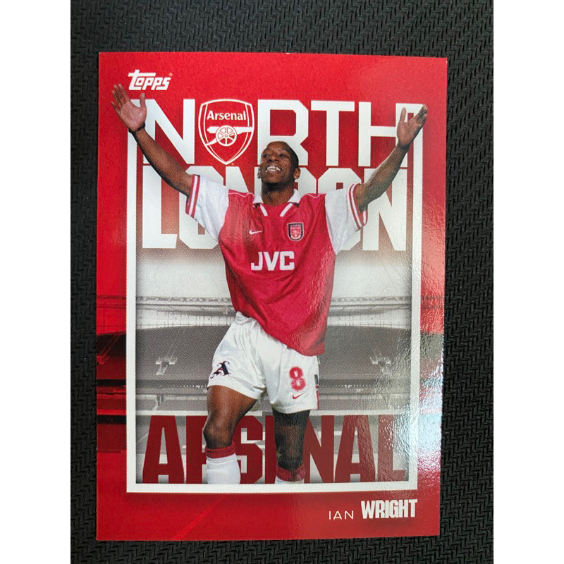 Topps Soccer Card 2024 ชุดทีมอาร์เซนอล Ian Wright 35 North London