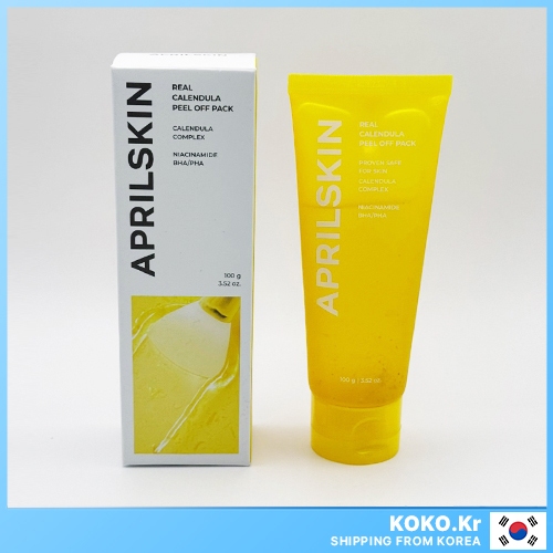 Aprilskin Real Calendula Peel Off Mask 100g RENEWAL พร้อม FREEBIES