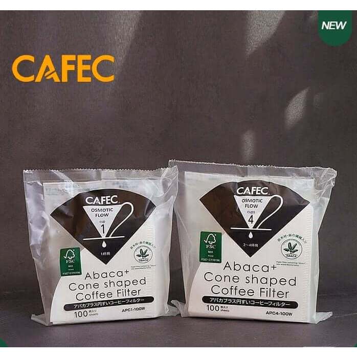 CAFEC ABACA+ กระดาษกรอง (100 ชิ้น)