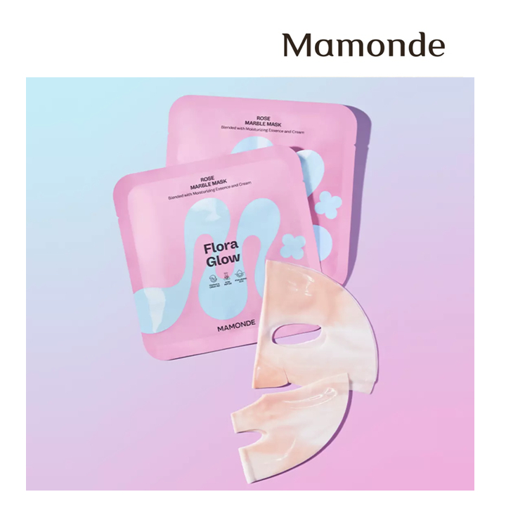 [Mamonde] Flora Glow Rose Marble Mask