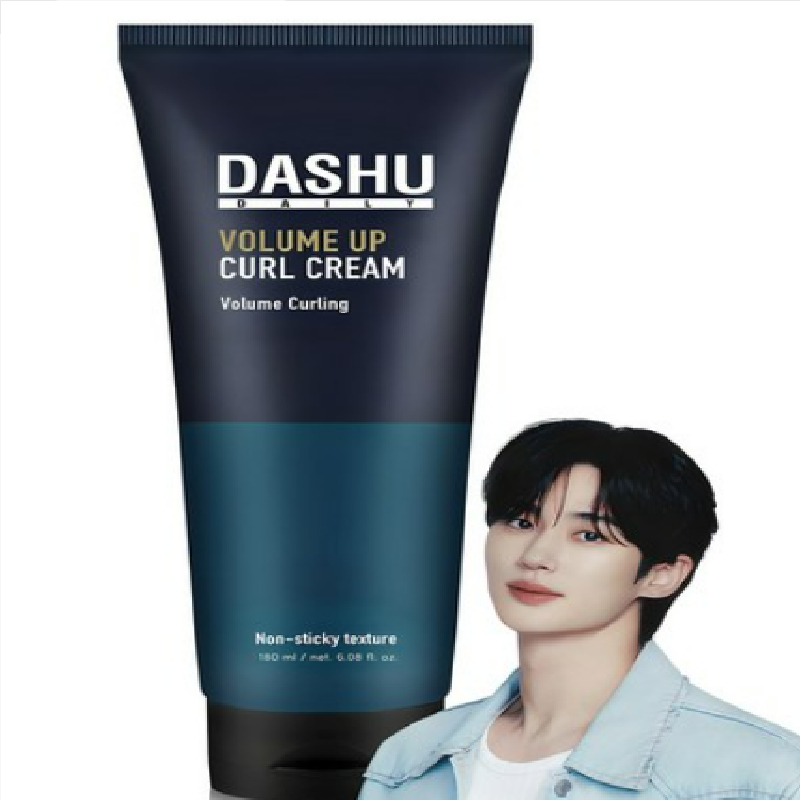 [Dashu] Daily Volume Up Curl Cream, 180ml, 1 ชิ้น_KOREA