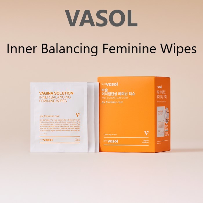 [VASOL] Inner Balancing Feminine Tissue / Wipes (15 แผ่น)