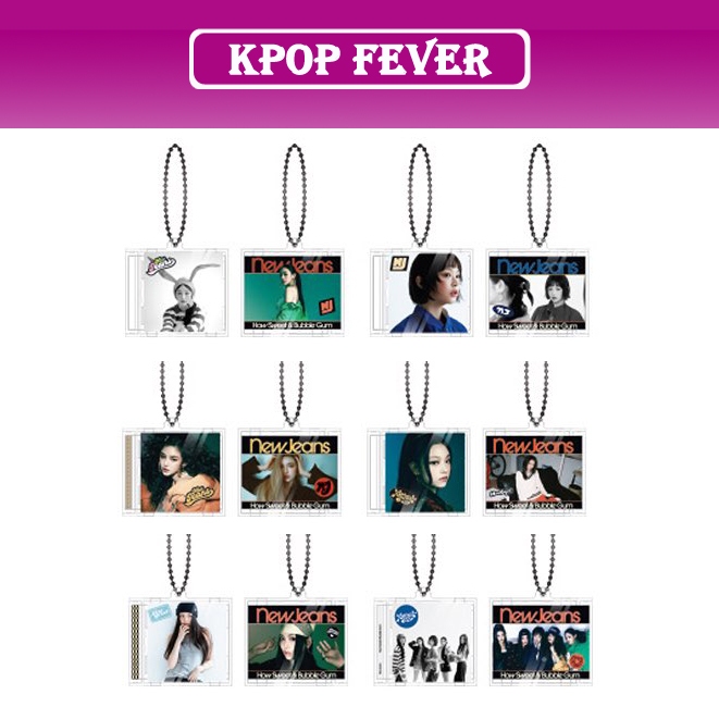 NEWJEANS - [ NJ How Sweet ] MINI CD CASE KEYRING MD
