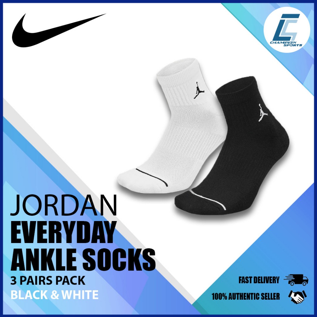 ถุงเท้าหุ้มข้อ Nike Jordan Everyday (DX9655) (KK1/RO)