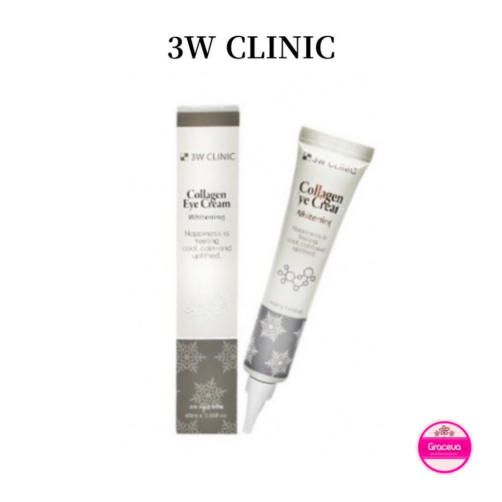 3w CLINIC Panthenol Collagen Eye Cream / Whitening, Under-Eye Elasticity Cream