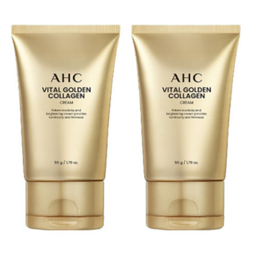 [K-Beauty] (1+1) Ahc Vital Golden Collagen Cream 50g, 2ea