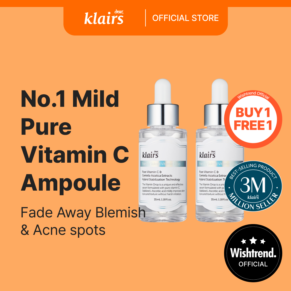[Klairs / Bundle] Brightening Freshly Juiced Vitamin Drop 35ml [ซื้อคู่คุ้มกว่า] เดียร์แคลร์ แฟรชลี่ จุ๊ยซ์ วิตามิน ดรอป