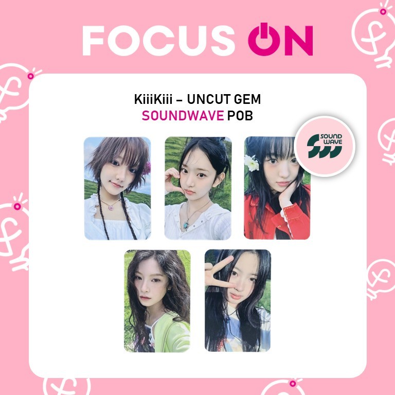 KiiiKiii POB SOUNDWAVE UNCUT GEM PHOTOCARD