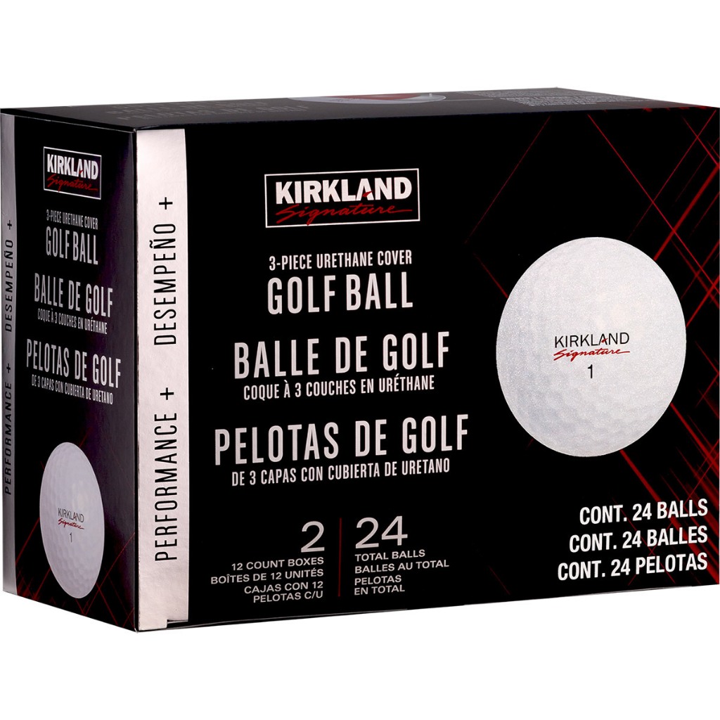 [ สีขาวและนีออน ] Kirkland Signature Golf Ball 2 โหล