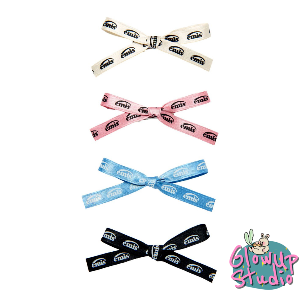 Emis กิ๊บติดผมริบบิ้นโลโก้ใหม่
