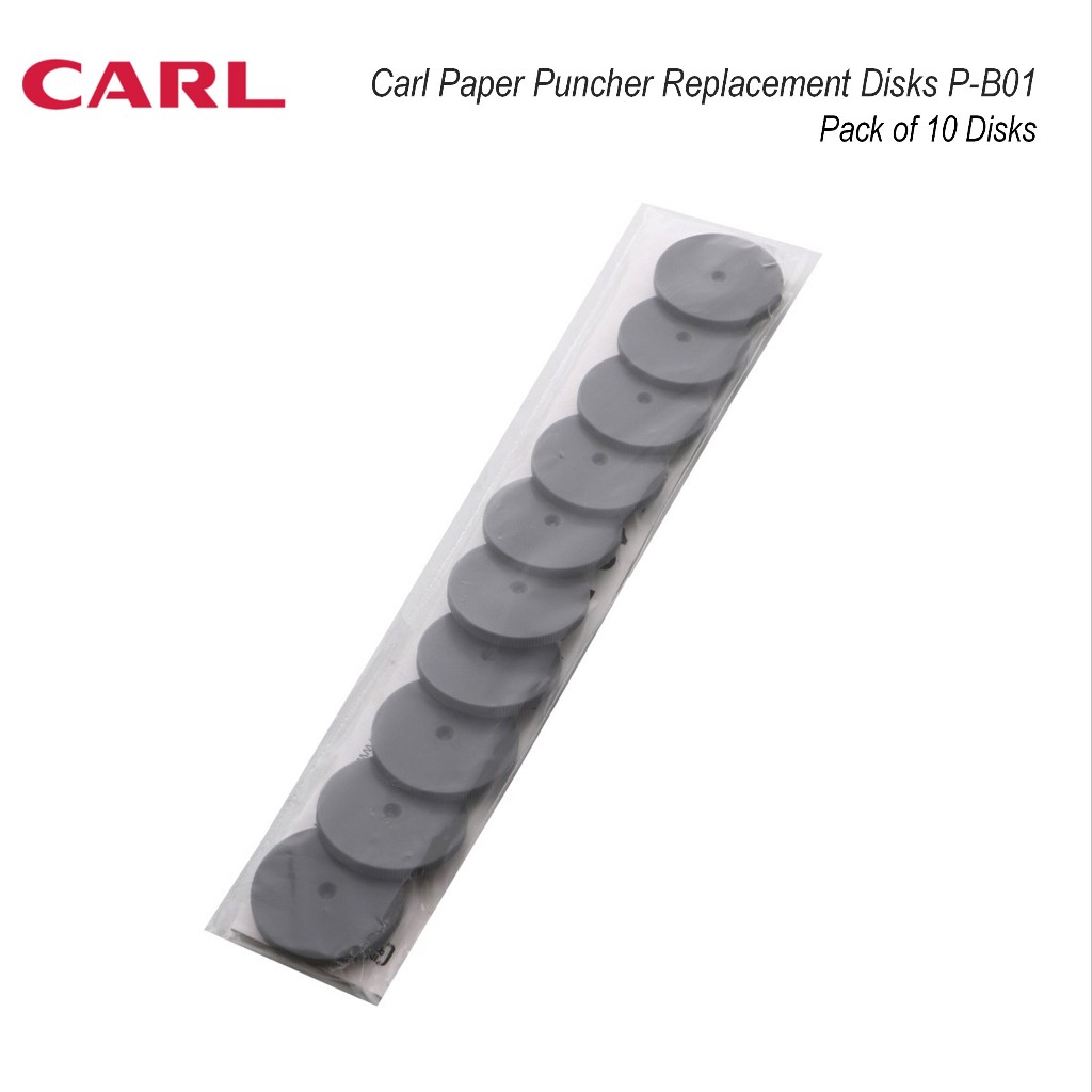 Carl Heavy Duty Paper Puncher Replacement Disks P-B01 (แพ็ค 10 แผ่น) ( สําหรับ 120, 122N, 123N, 124N