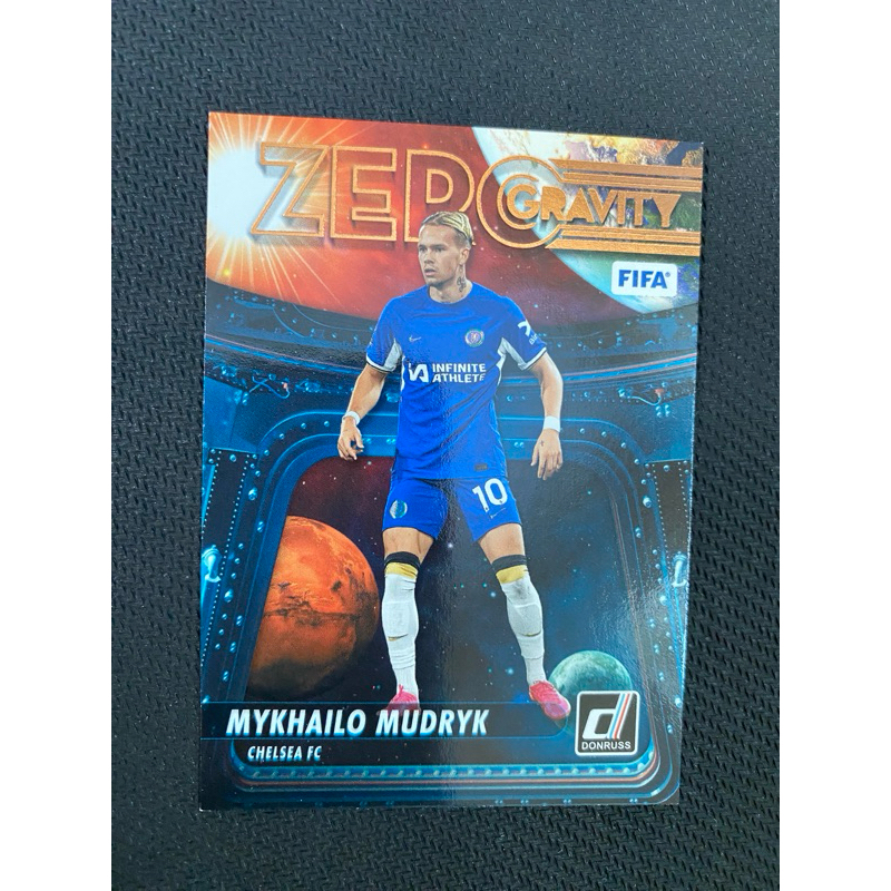 การ์ดฟุตบอล Panini 2023 Donruss Mykhailo Mudryk Chelsea FC Zero Gravity 15