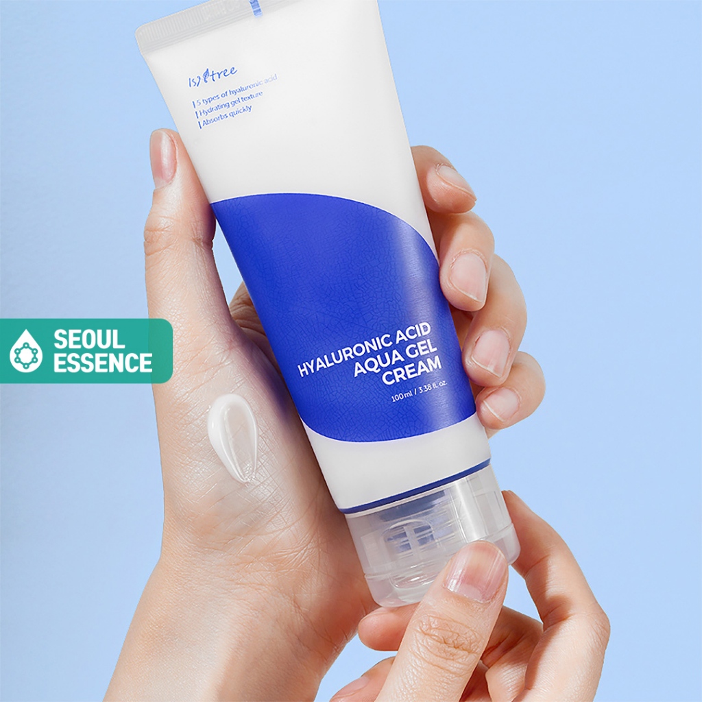 Isntree Hyaluronic Acid Moist / Aqua Gel Cream 100ml - Triple Hyaruronic Moisture Bomb