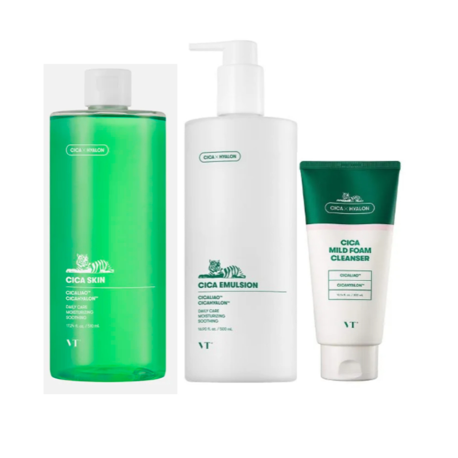 [VT Cosmetics] Cica Skin 510ml [ขนาดใหญ่] / [VT Cosmetics] Cica Emulsion 500ml / [VT Cosmetics] Cica