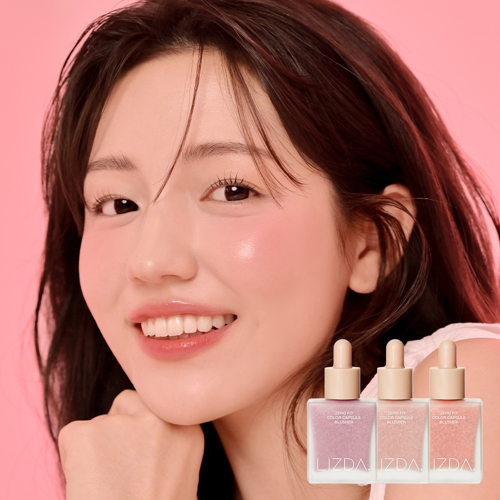 LIZDA บลัชออนเนื้อลิควิดสไตล์เกาหลี 10มล. ให้ความชุ่มชื้น สดใส เปล่งประกาย และติดทนนาน เครื่องสำอางสำหรับแก้ม