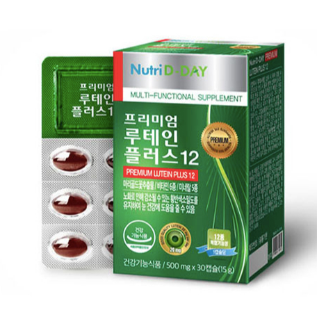 Nutri D-Day Premium lutein plus 12 30 แคปซูลลูทีน