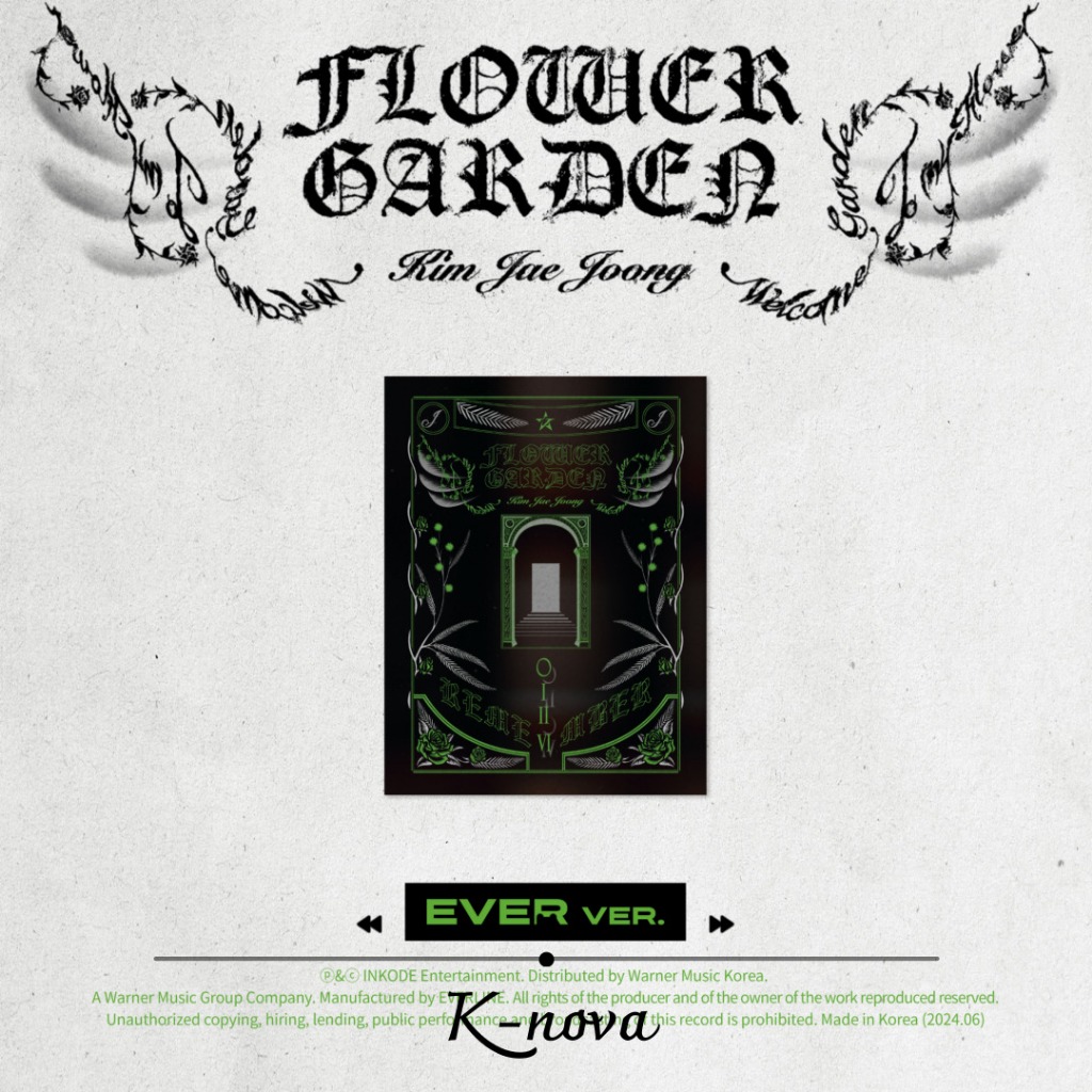 <KIM Jae JOONG> FLOWER GARDEN (EVER MUSIC ALBUM Ver.)