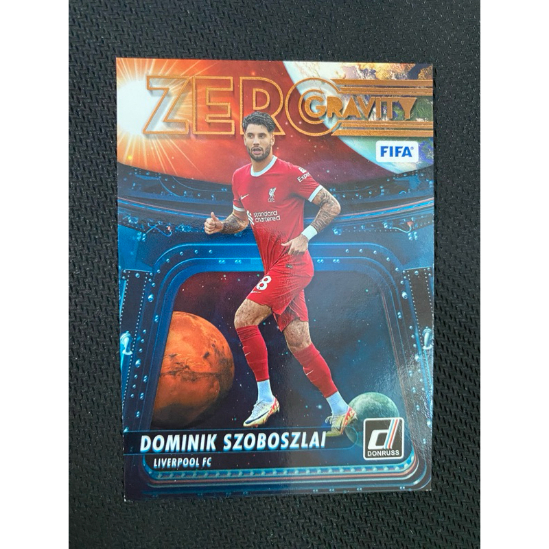 Panini Soccer Card 2023 Donruss Dominik Szoboszlai Liverpool FC Zero Gravity 11