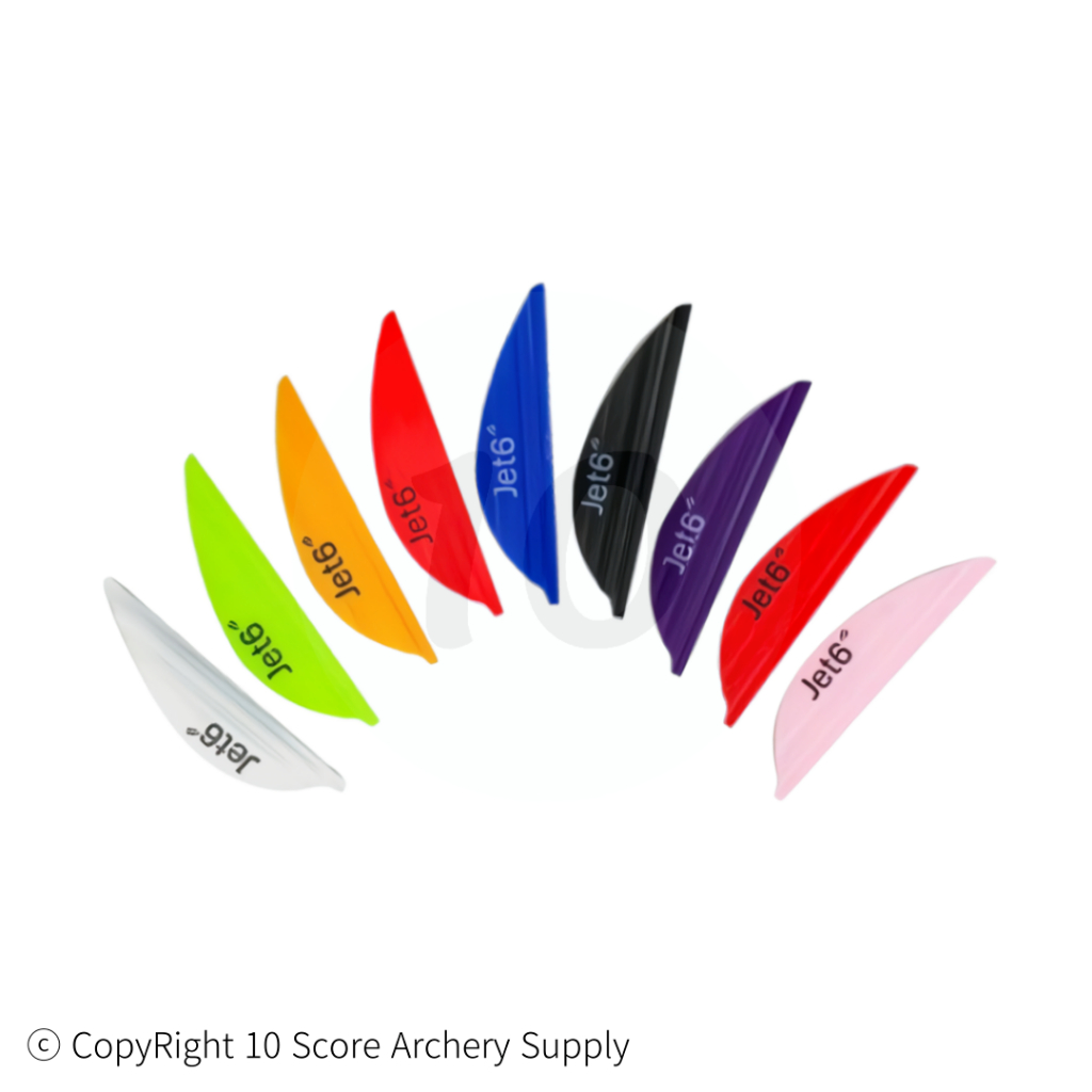 2.00" Jet6 Original Vanes Archery Feather Fleatches Arrow Fletching (50 ชิ้น)