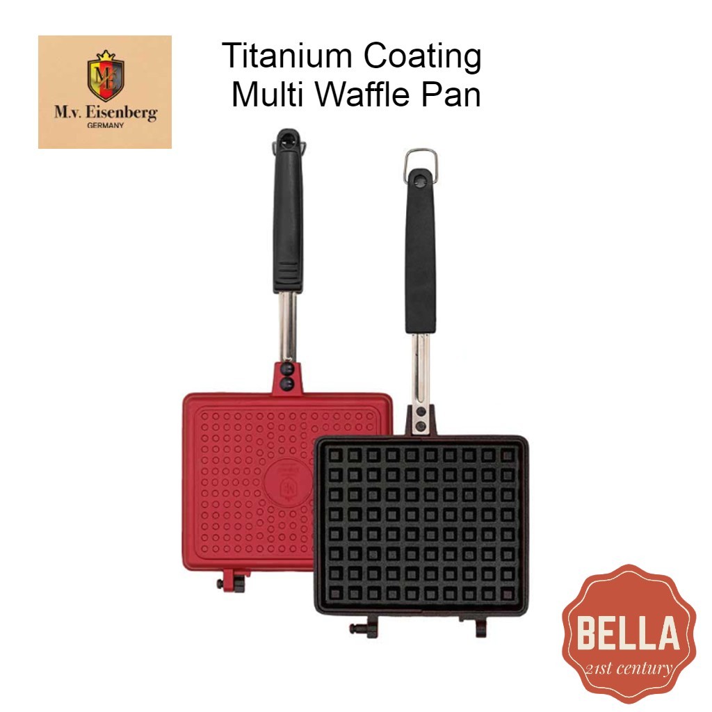 [Eisenberg] Ih Induction Multi Waffle Pan เคลือบไทเทเนียม