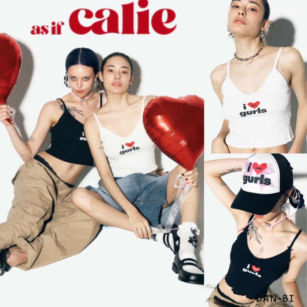 [ASIFCALIE] Calie GURLS SLEEVELESS_2color / สินค้า KR ของแท้ 100% / สินค้าขายดี ตอนนี้!