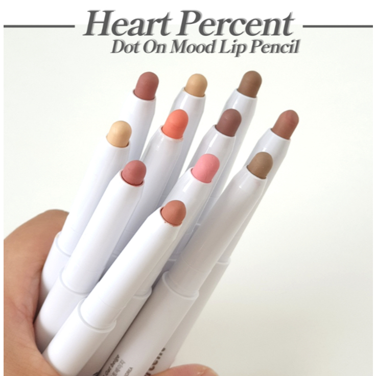 Heart Percent Dot On Mood Lip Pencil 0.8g (17 สี)