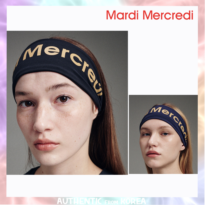 Mardi MERCREDI FOR WOMEN [ACTIF] BEURE ULTIMATE COMFORT ที่คาดผมโลโก้แนวตั้ง 2COLORS