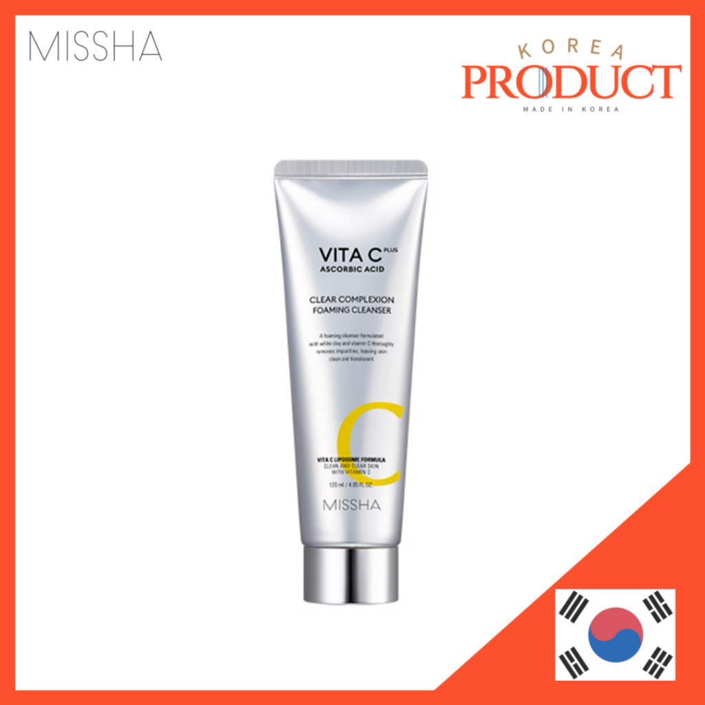 Missha Vita C Plus Clear Complexion Foaming Cleanser 120มล